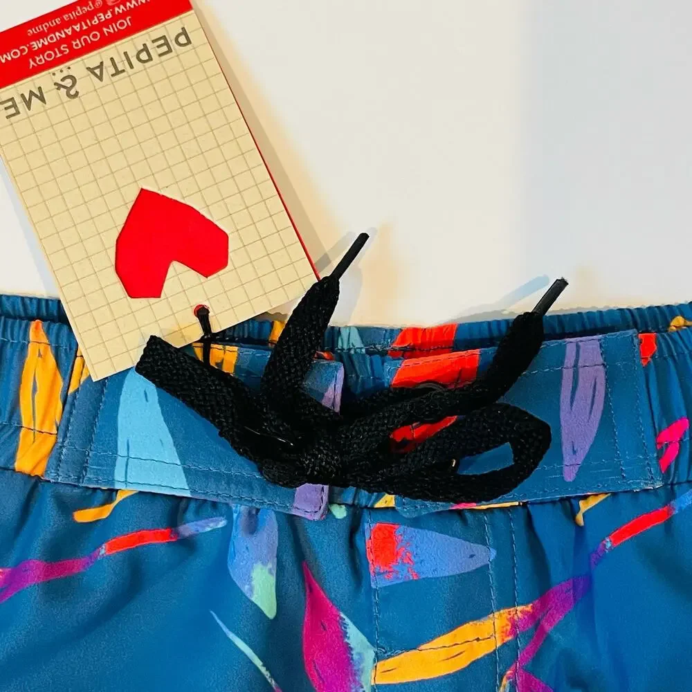 NWT Pepita & Me Size 12-18M Bright Fern Trunks